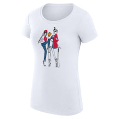 St. Louis Cardinals G-III 4Her by Carl Banks Women's Super-Slim Fit Lightweight Baseball Girls T-Shirt - White T-shirts