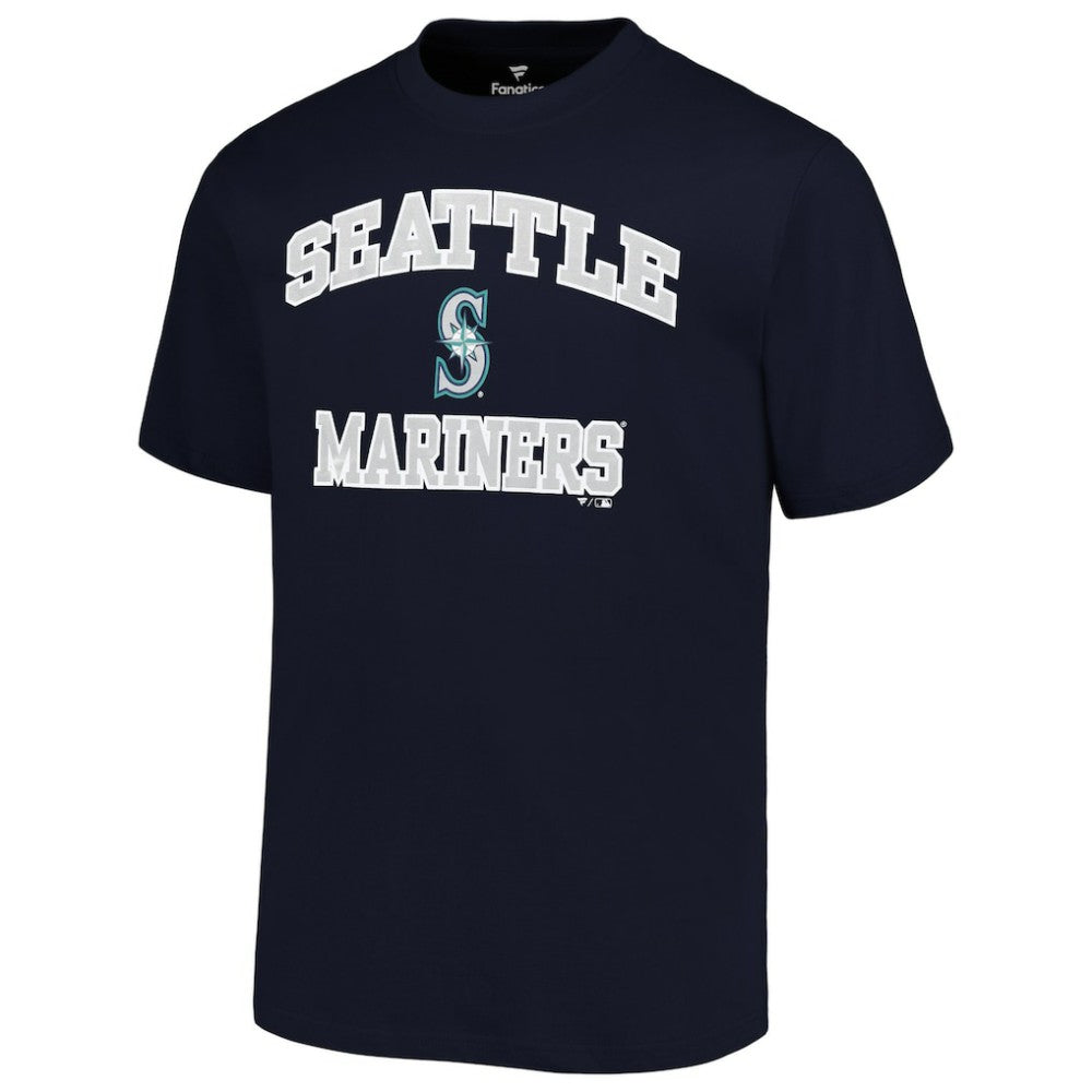 Seattle Mariners Profile Big & Tall Heart & Soul T-Shirt - Navy T-shirts