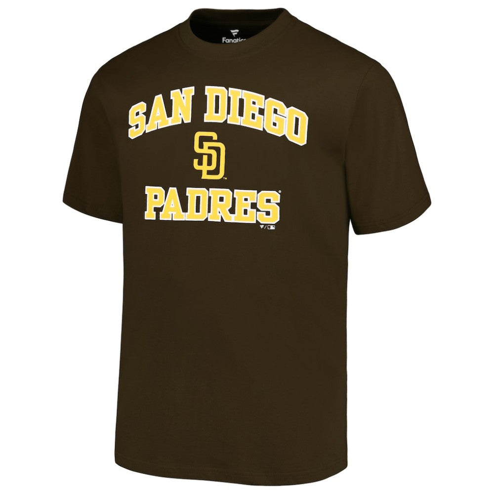 San Diego Padres Profile Big & Tall Heart & Soul T-Shirt - Brown T-shirts