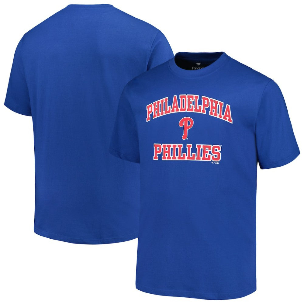 Philadelphia Phillies Profile Big & Tall Heart & Soul T-Shirt - Royal T-shirts
