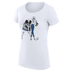 NHL Tampa Bay Lightning G-III 4Her by Carl Banks Women's Super-Slim Fit Lightweight Hockey Girls T-Shirt - White