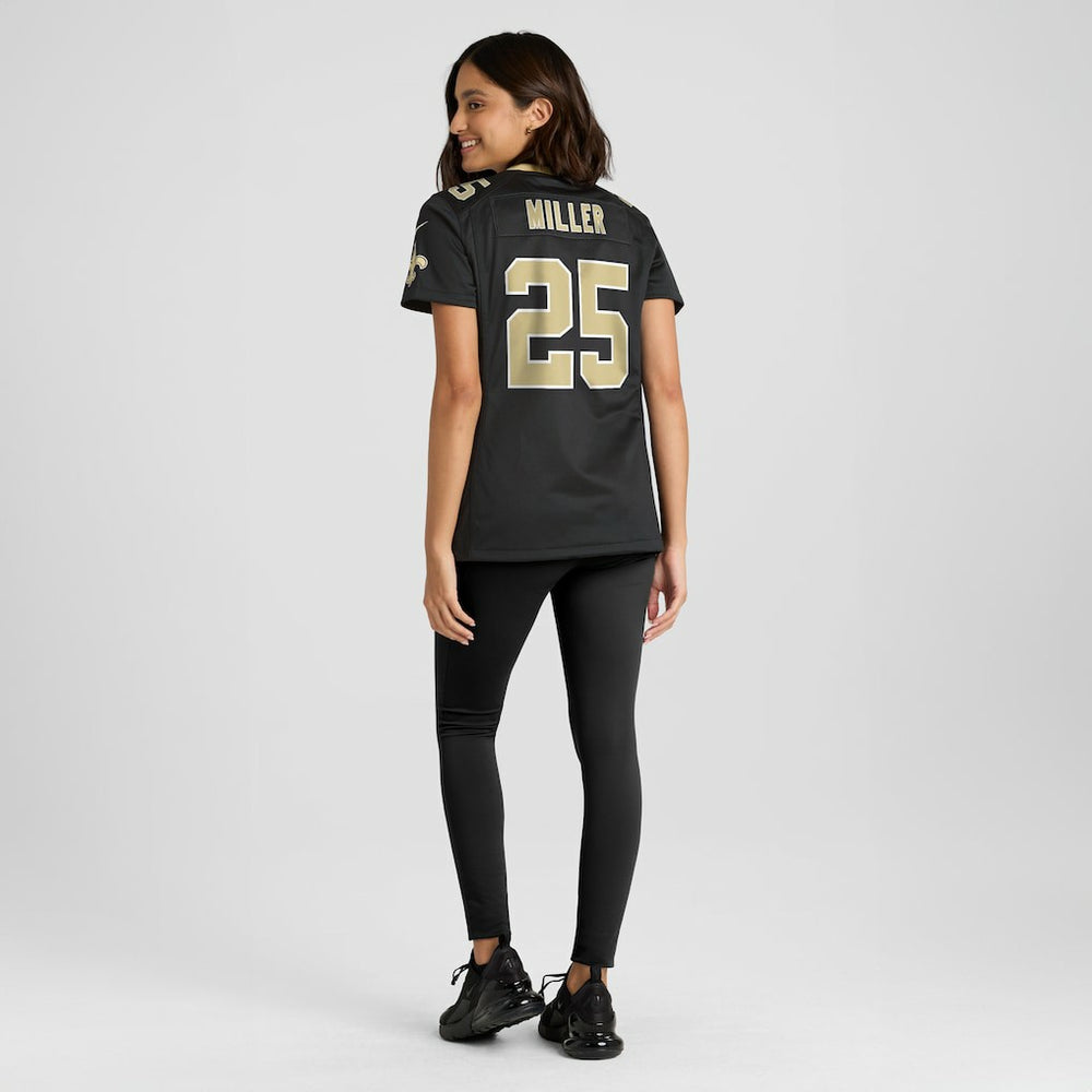 Kendre Miller New Orleans Saints Women's Team Game Jersey Black