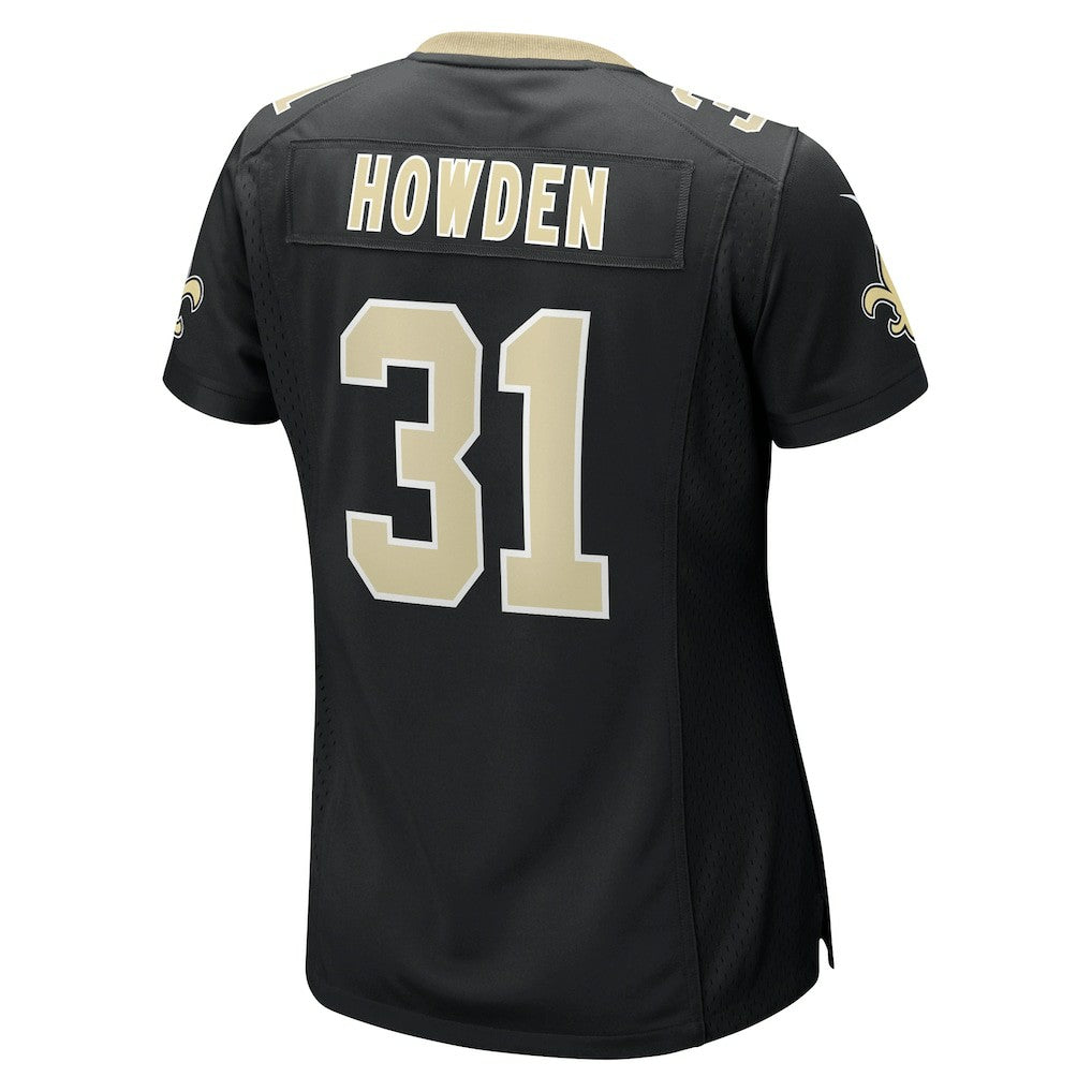 Jordan Howden New Orleans Saints Women's Team Game Jersey Black