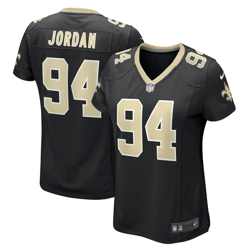 Cameron Jordan New Orleans Saints Women's Team Game Jersey Black