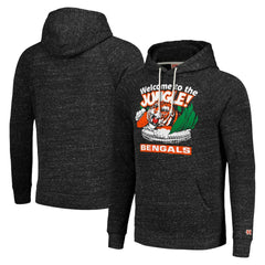 Cincinnati Bengals Homage Unisex Hyperlocal Raglan Pullover Hoodie Charcoal