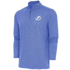 NHL Tampa Bay Lightning Antigua Hunk Quarter-Zip Pullover Top - Heather Royal