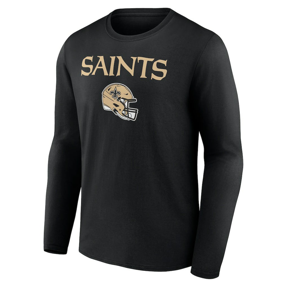 Alvin Kamara New Orleans Saints Team Wordmark Player Name & Number Long Sleeve T-Shirt Black