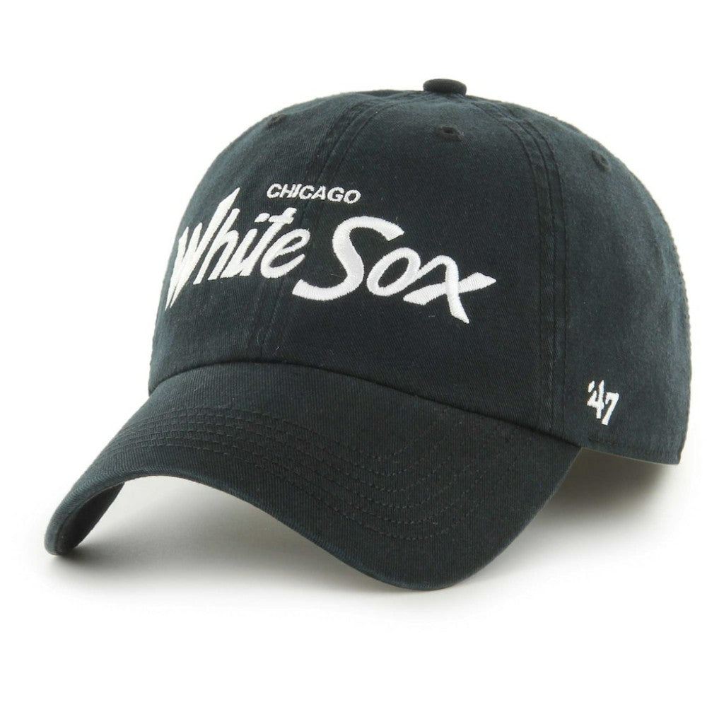 Chicago White Sox '47 Crosstown Classic Franchise Fitted Hat - Black Hats