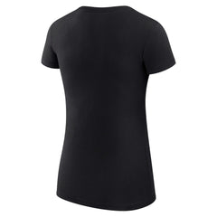 Cincinnati Reds G-III 4Her by Carl Banks Women's Super-Slim Fit Lightweight City Graphic T-Shirt - Black T-shirts