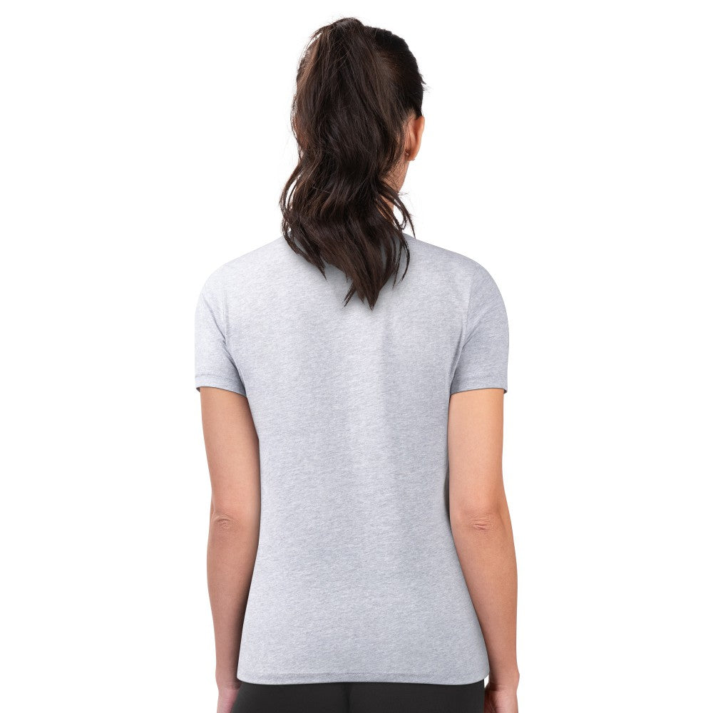 Cincinnati Reds G-III 4Her by Carl Banks Women's Super-Slim Fit Lightweight City Graphic T-Shirt - Heather Gray T-shirts