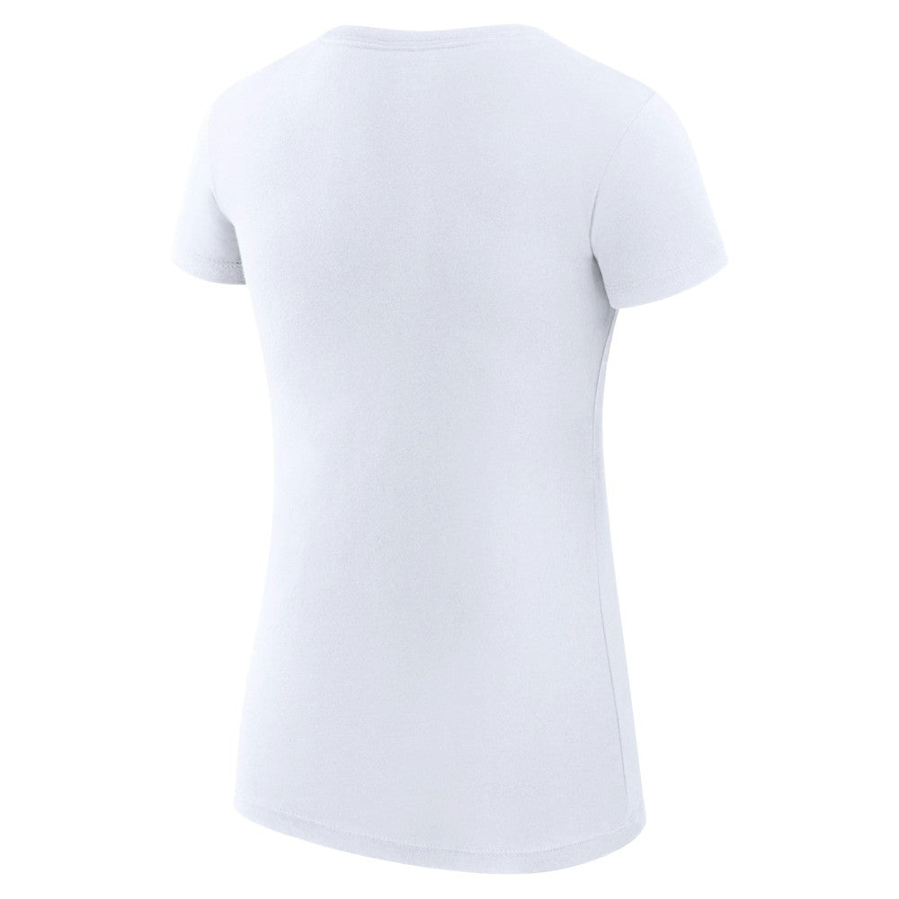 Milwaukee Brewers G-III 4Her by Carl Banks Women's Super-Slim Fit Lightweight City Graphic T-Shirt - White T-shirts