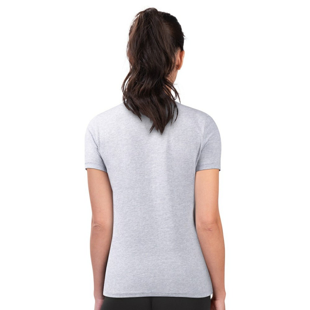 Seattle Mariners G-III 4Her by Carl Banks Women's Super-Slim Fit Lightweight City Graphic T-Shirt - Heather Gray T-shirts