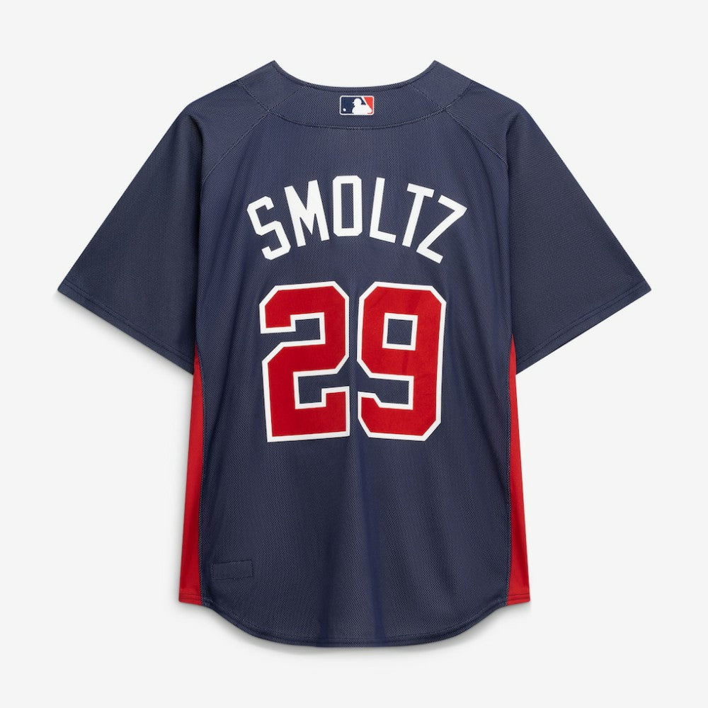 John Smoltz Atlanta Braves Mitchell & Ness Authentic Batting Practice Jersey - Navy Jerseys