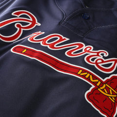 John Smoltz Atlanta Braves Mitchell & Ness Authentic Batting Practice Jersey - Navy Jerseys