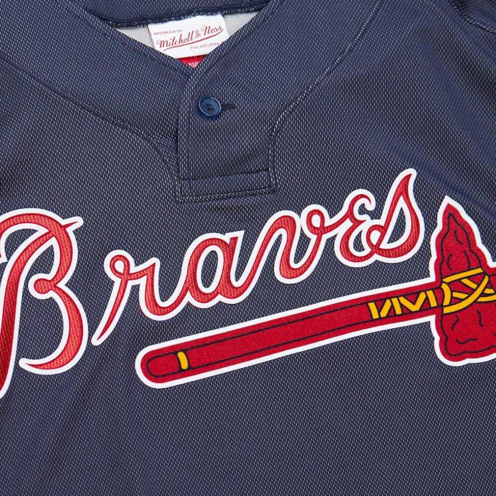 John Smoltz Atlanta Braves Mitchell & Ness Authentic Batting Practice Jersey - Navy Jerseys