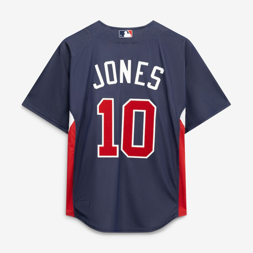 Chipper Jones Atlanta Braves Mitchell & Ness Authentic Batting Practice Jersey - Navy Jerseys