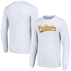 Washington Commanders Starter Tailsweep Long Sleeve T-Shirt White