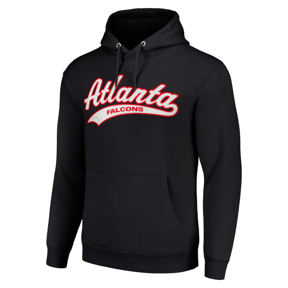 Atlanta Falcons Starter Unisex Tailsweep Pullover Hoodie Black