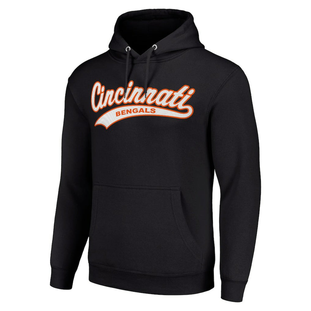 Cincinnati Bengals Starter Unisex Tailsweep Pullover Hoodie Black