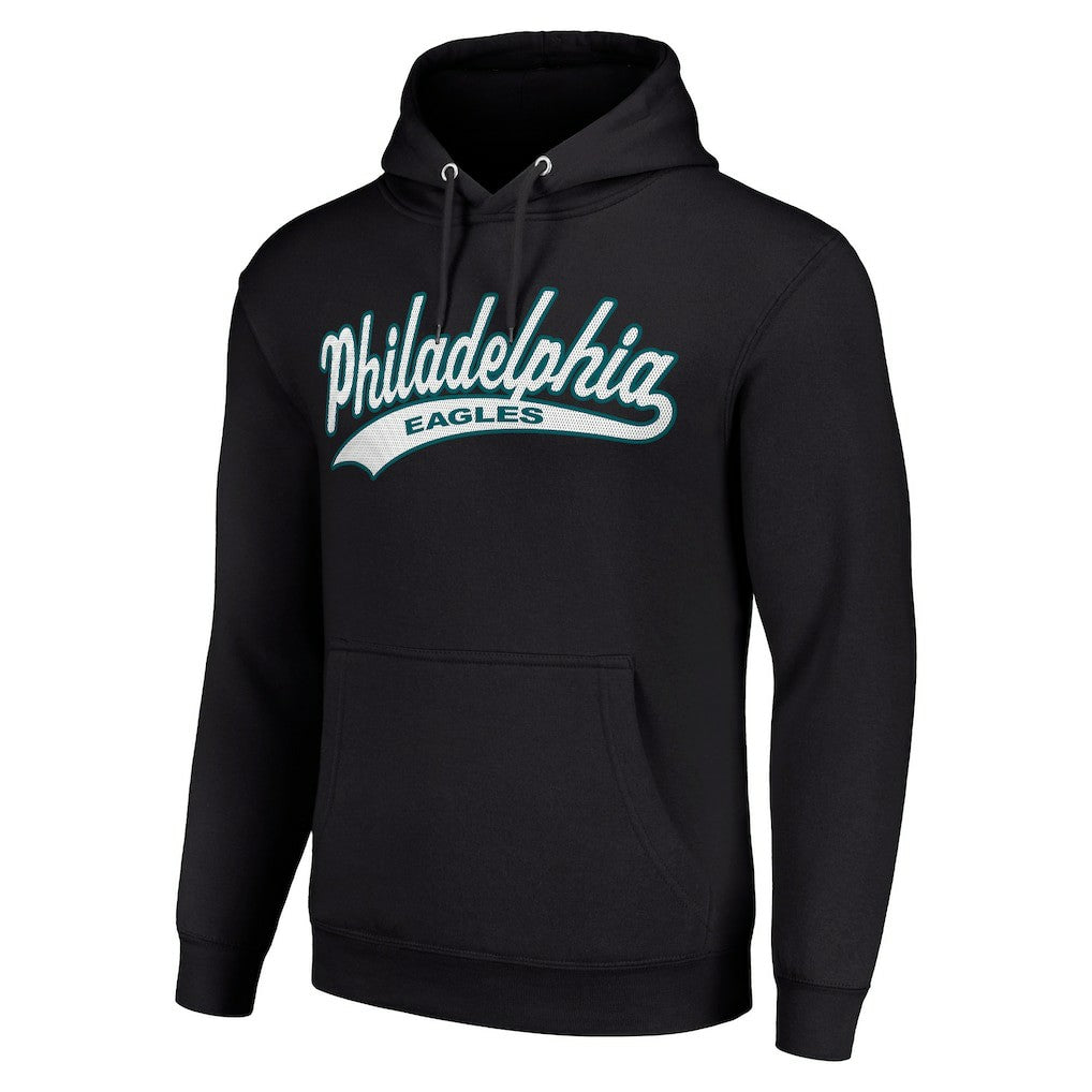 Philadelphia Eagles Starter Unisex Tailsweep Pullover Hoodie Black
