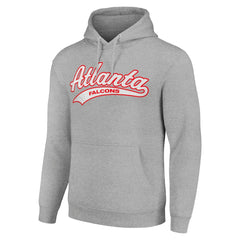 Atlanta Falcons Starter Unisex Tailsweep Pullover Hoodie Heather Gray