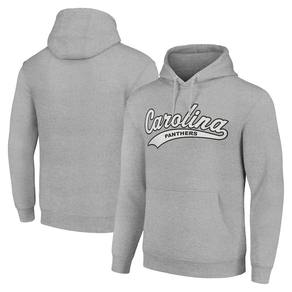 Carolina Panthers Starter Unisex Tailsweep Pullover Hoodie Heather Gray