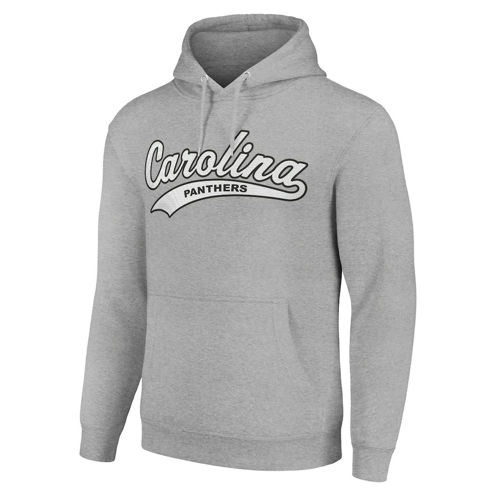 Carolina Panthers Starter Unisex Tailsweep Pullover Hoodie Heather Gray