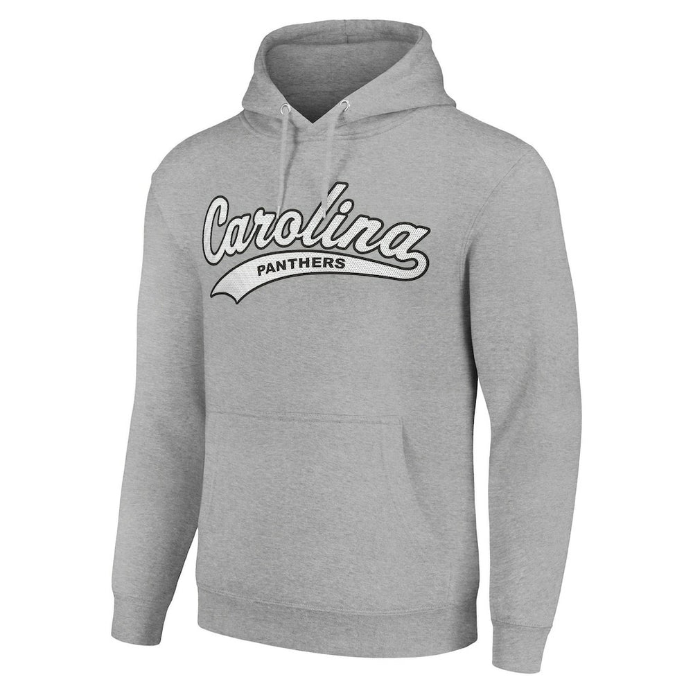 Carolina Panthers Starter Unisex Tailsweep Pullover Hoodie Heather Gray