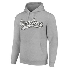 Carolina Panthers Starter Unisex Tailsweep Pullover Hoodie Heather Gray