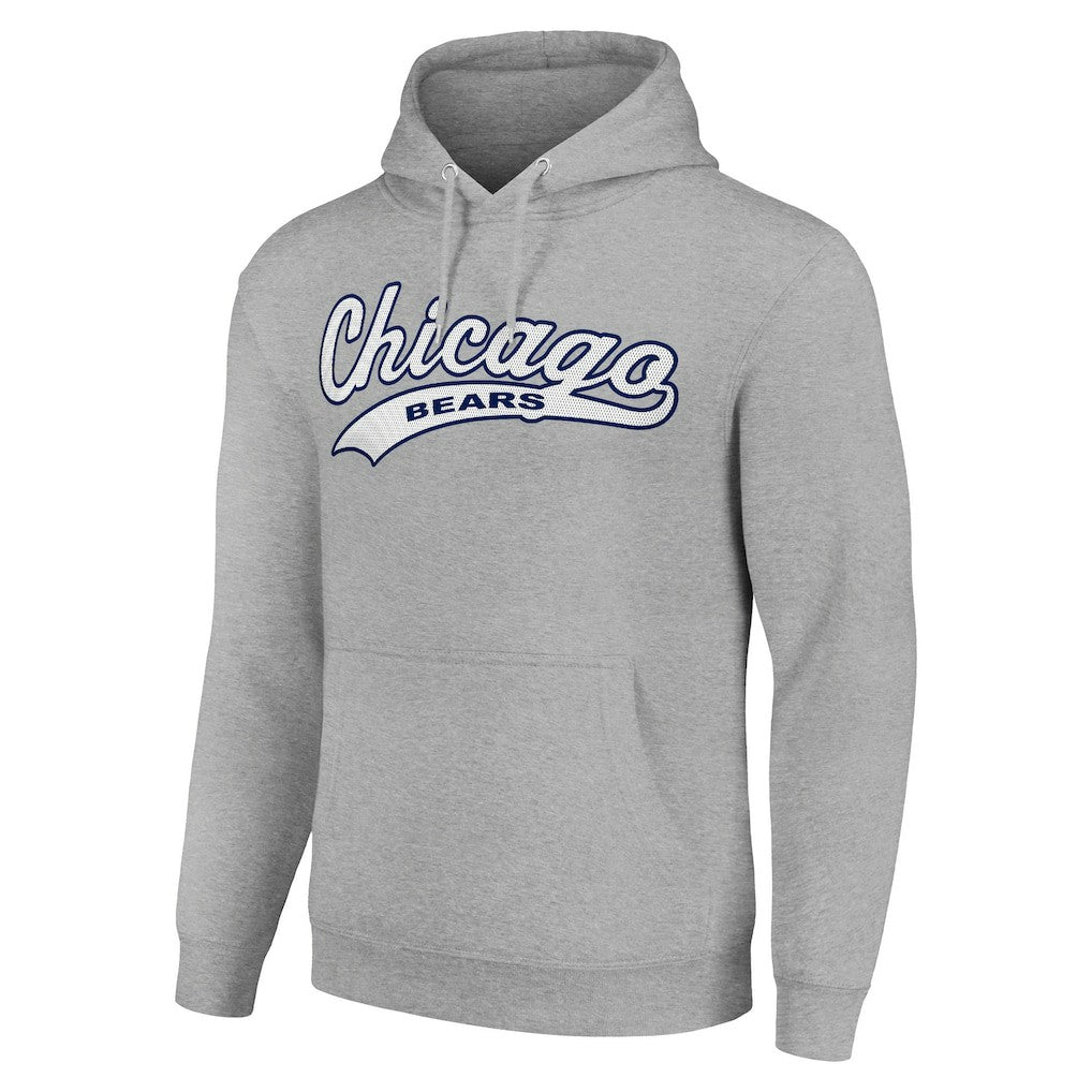 Chicago Bears Starter Unisex Tailsweep Pullover Hoodie Heather Gray