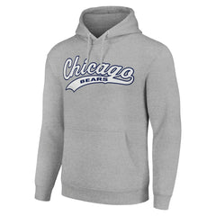 Chicago Bears Starter Unisex Tailsweep Pullover Hoodie Heather Gray