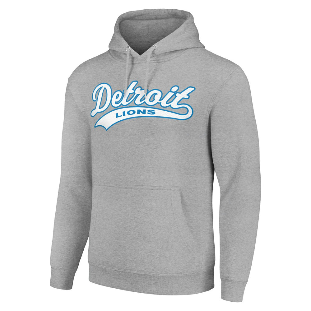 Detroit Lions Starter Unisex Tailsweep Pullover Hoodie Heather Gray