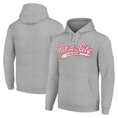 Kansas City Chiefs Starter Unisex Tailsweep Pullover Hoodie Heather Gray
