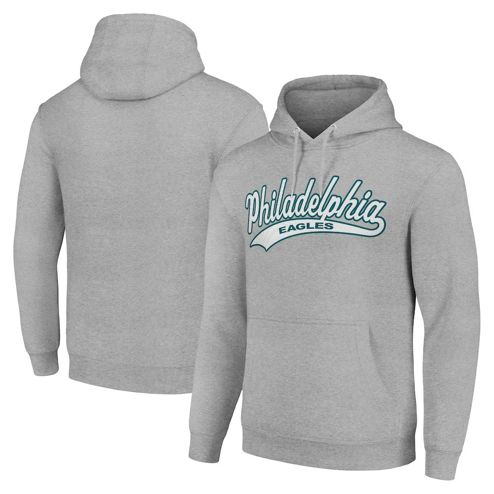 Philadelphia Eagles Starter Unisex Tailsweep Pullover Hoodie Heather Gray