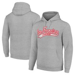 San Francisco 49ers Starter Unisex Tailsweep Pullover Hoodie Heather Gray