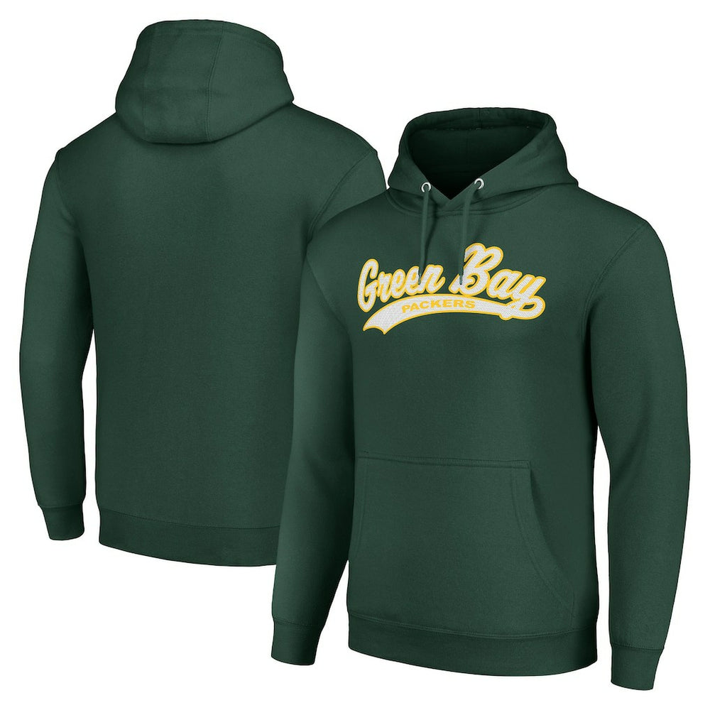 Green Bay Packers Starter Unisex Tailsweep Pullover Hoodie Green