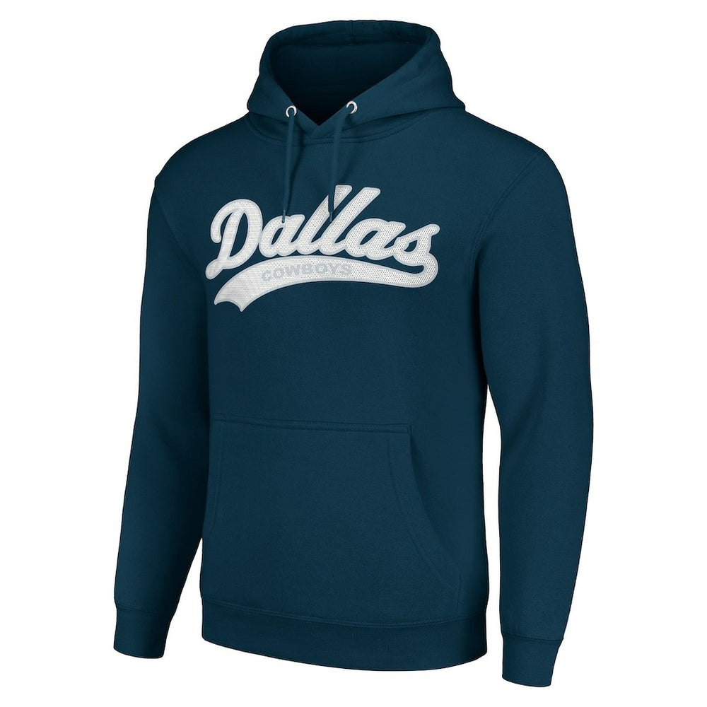 Dallas Cowboys Starter Unisex Tailsweep Pullover Hoodie Navy