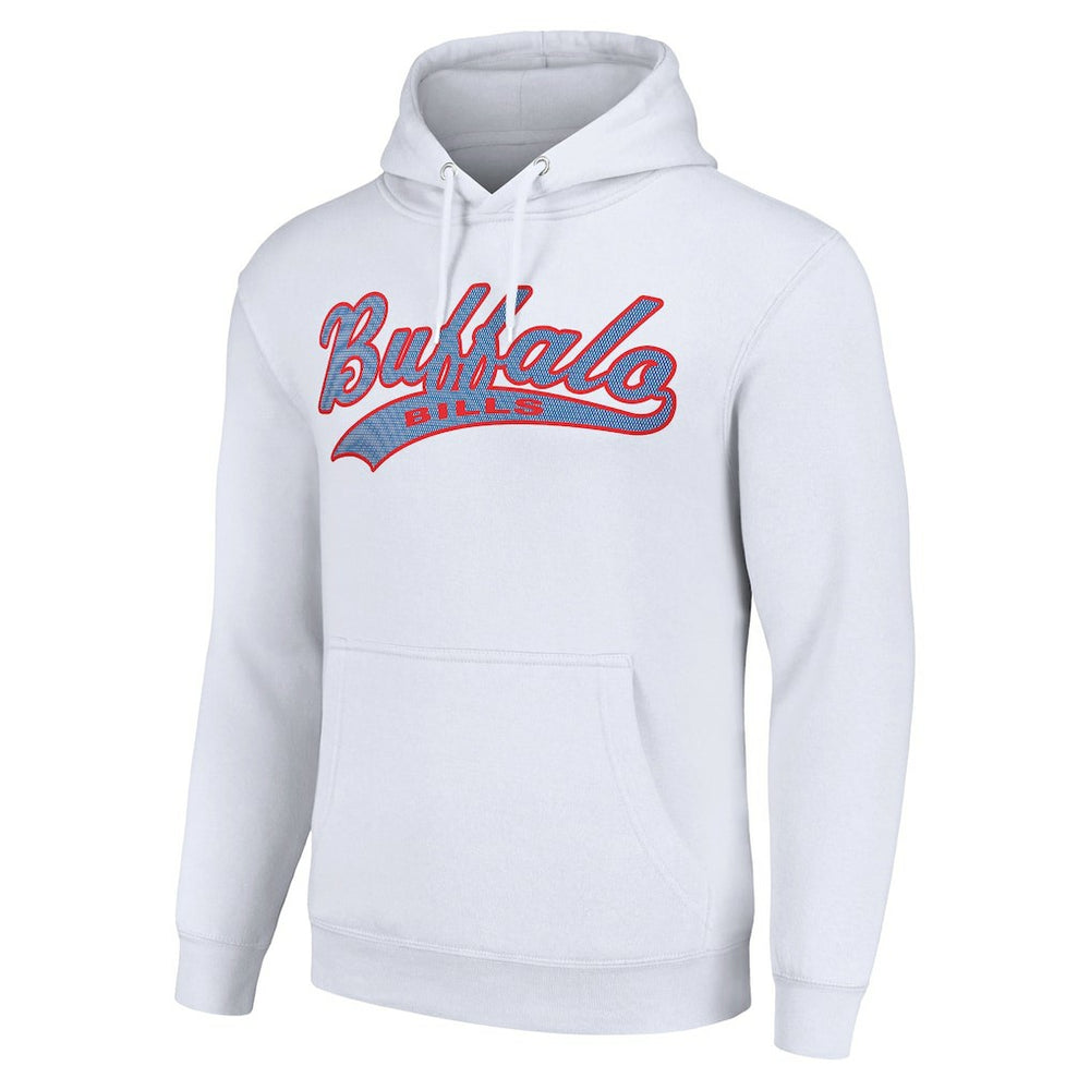 Buffalo Bills Starter Unisex Tailsweep Pullover Hoodie White