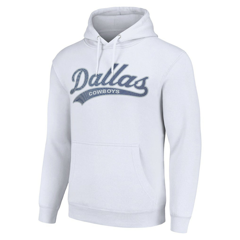 Dallas Cowboys Starter Unisex Tailsweep Pullover Hoodie White