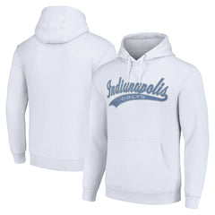 Indianapolis Colts Starter Unisex Tailsweep Pullover Hoodie White
