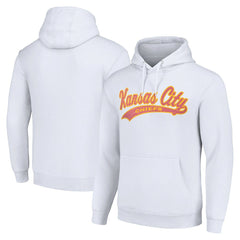 Kansas City Chiefs Starter Unisex Tailsweep Pullover Hoodie White