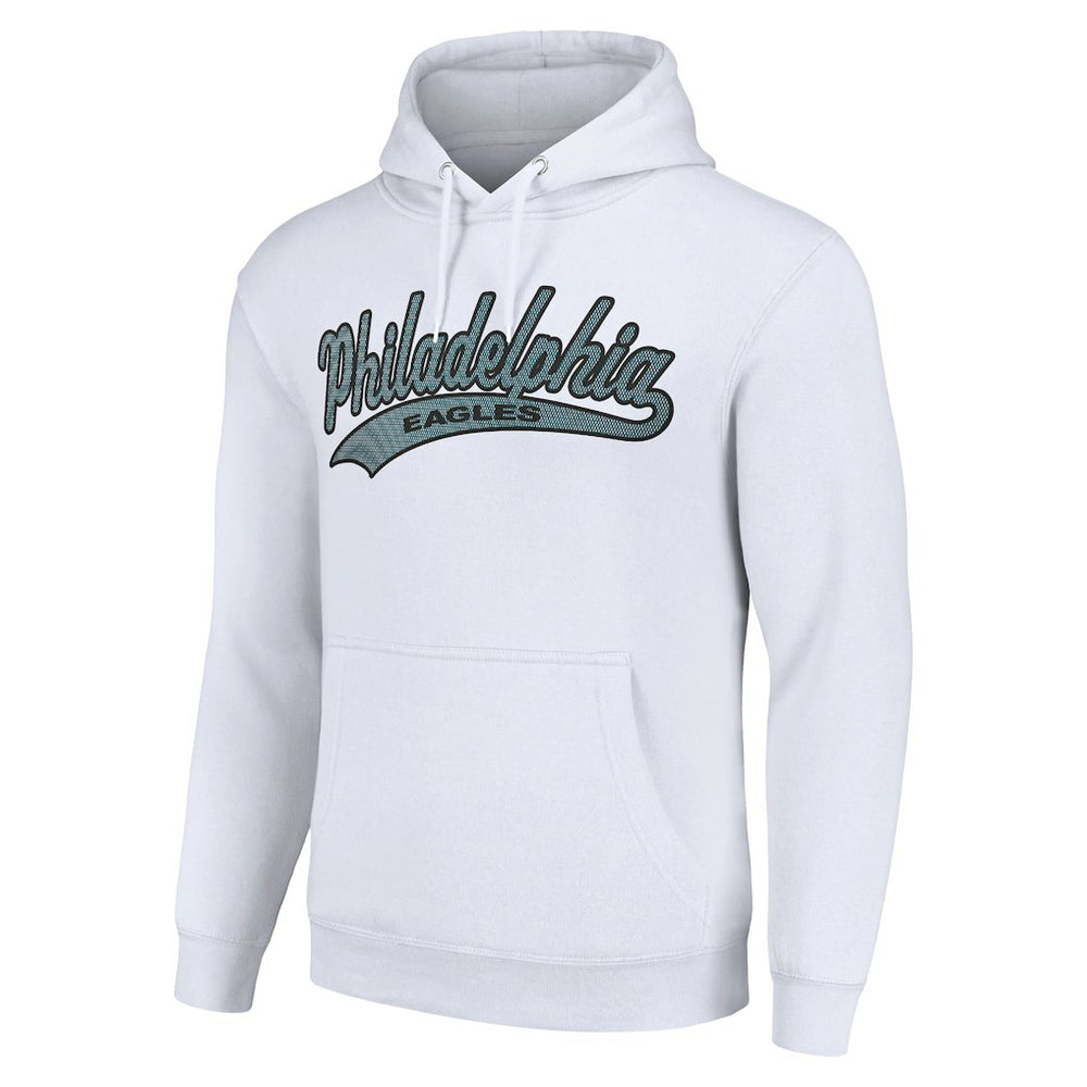 Philadelphia Eagles Starter Unisex Tailsweep Pullover Hoodie White