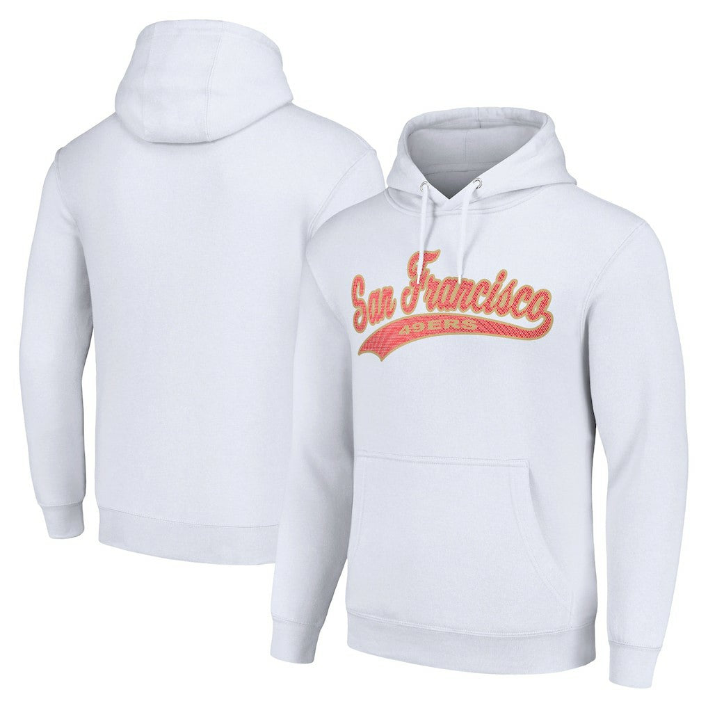 San Francisco 49ers Starter Unisex Tailsweep Pullover Hoodie White
