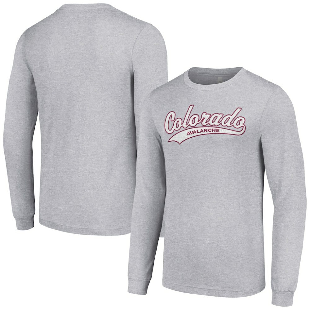 NHL Colorado Avalanche Starter Tailsweep T-Shirt - Heather Gray