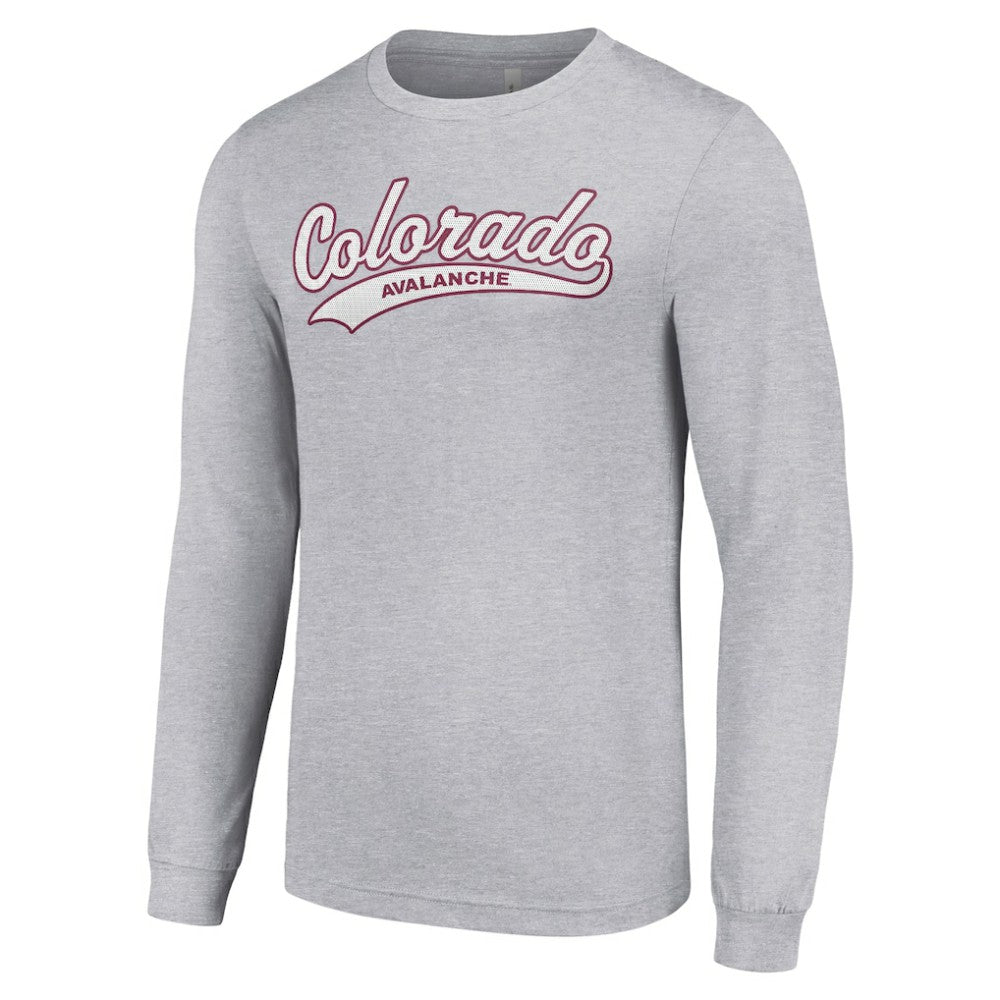 NHL Colorado Avalanche Starter Tailsweep T-Shirt - Heather Gray