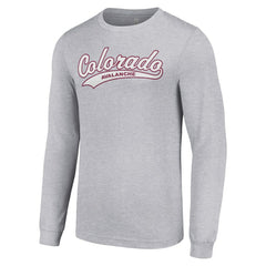NHL Colorado Avalanche Starter Tailsweep T-Shirt - Heather Gray