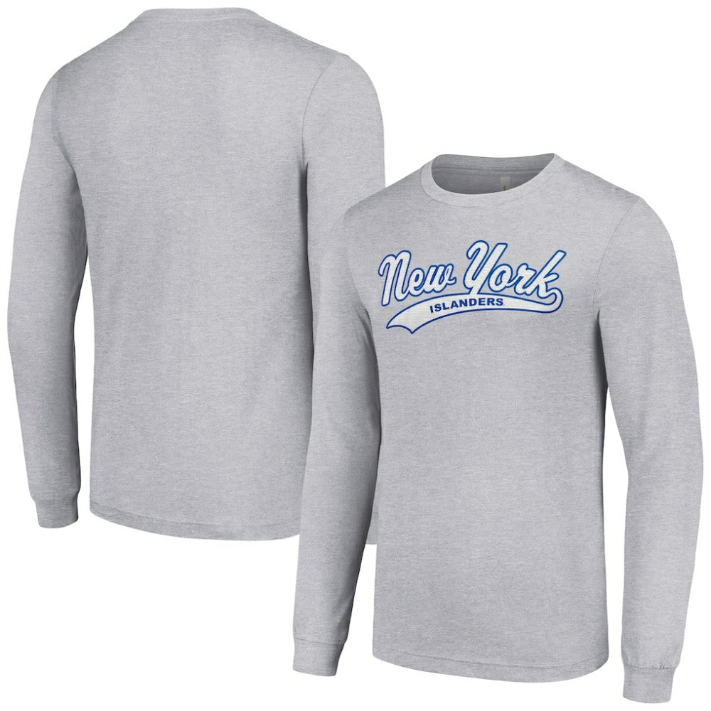 NHL New York Islanders Starter Tailsweep T-Shirt - Heather Gray