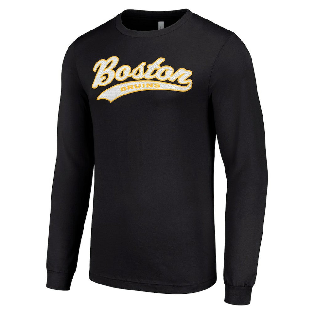 NHL Boston Bruins Starter Tailsweep T-Shirt - Black