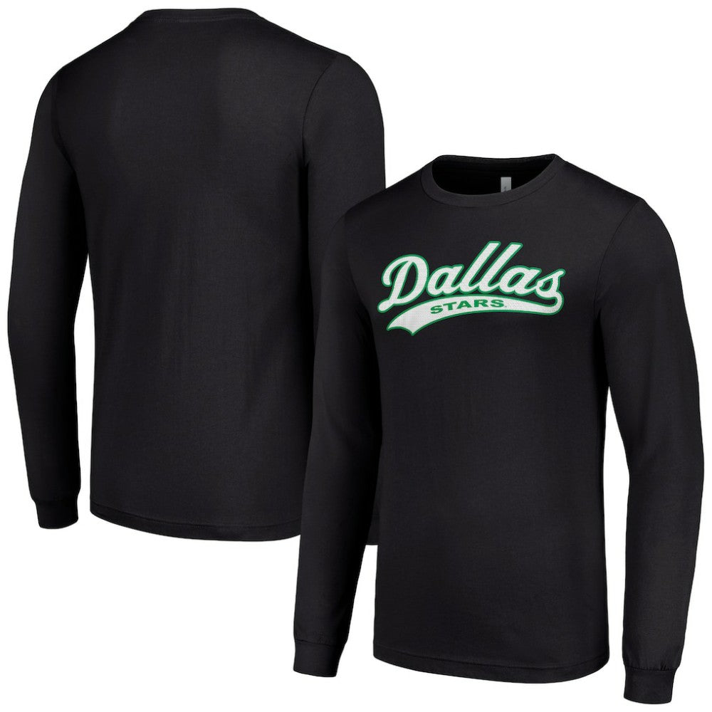 NHL Dallas Stars Starter Tailsweep T-Shirt - Black