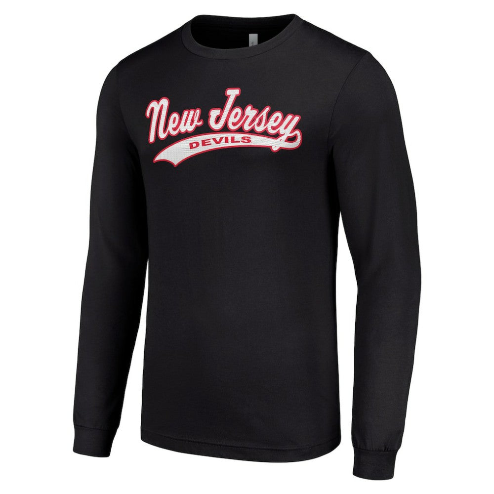 NHL New Jersey Devils Starter Tailsweep T-Shirt - Black